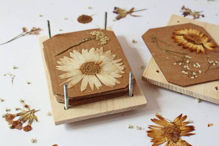 how to use your flower press