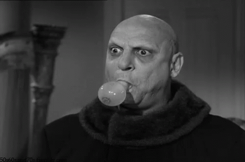 uncle fester and the light bulb