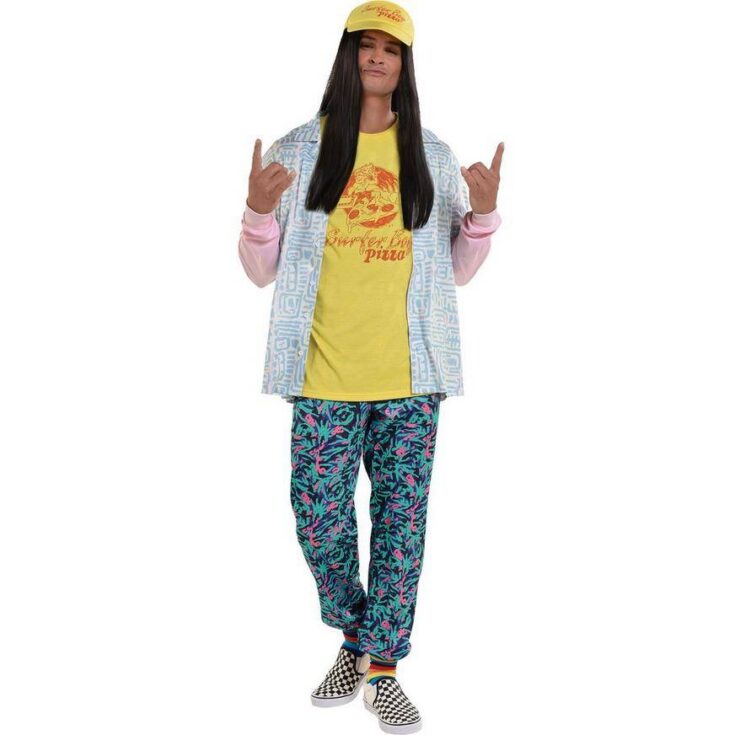 Image for Adult Argyle Surfer Boy Pizza Delivery Costume - Stranger Things 4