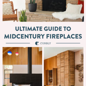 midcentury fireplaces.