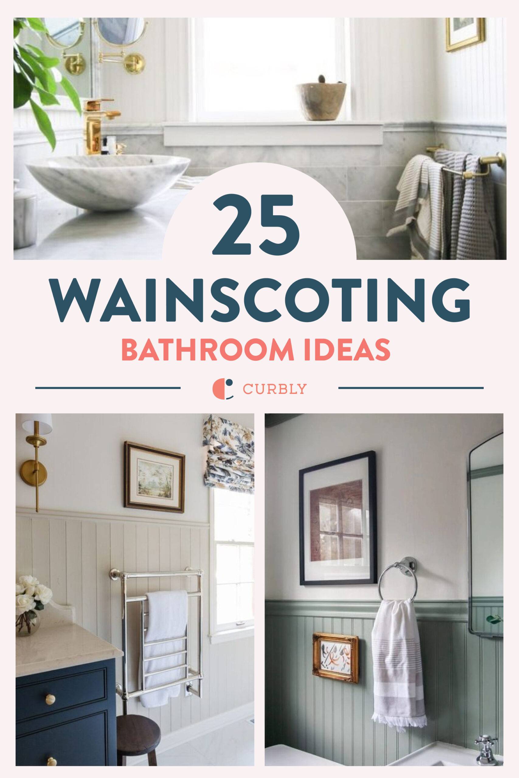 From Chic to Cozy: 25 Bathroom Wainscoting Ideas - Curbly