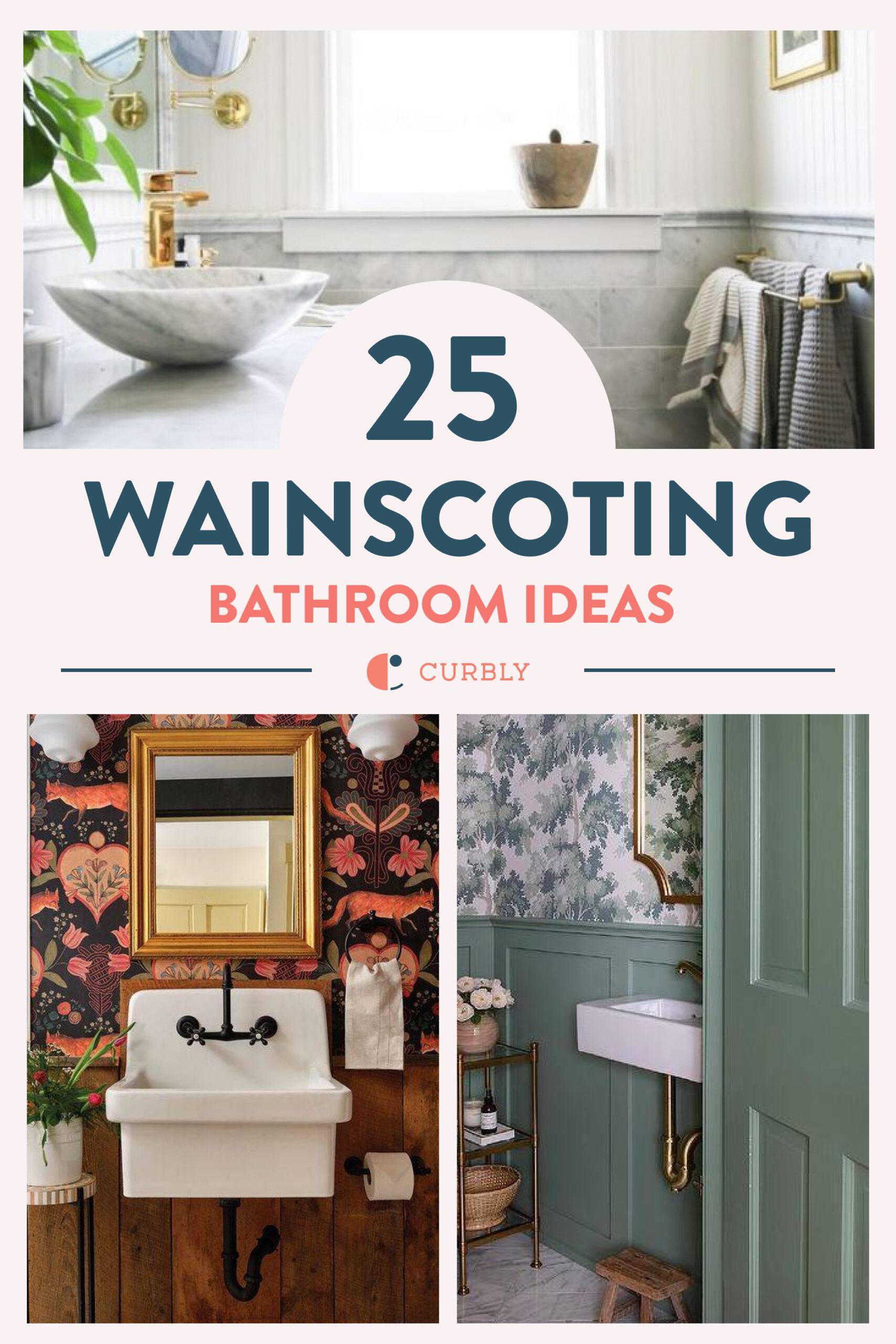 From Chic to Cozy: 25 Bathroom Wainscoting Ideas - Curbly