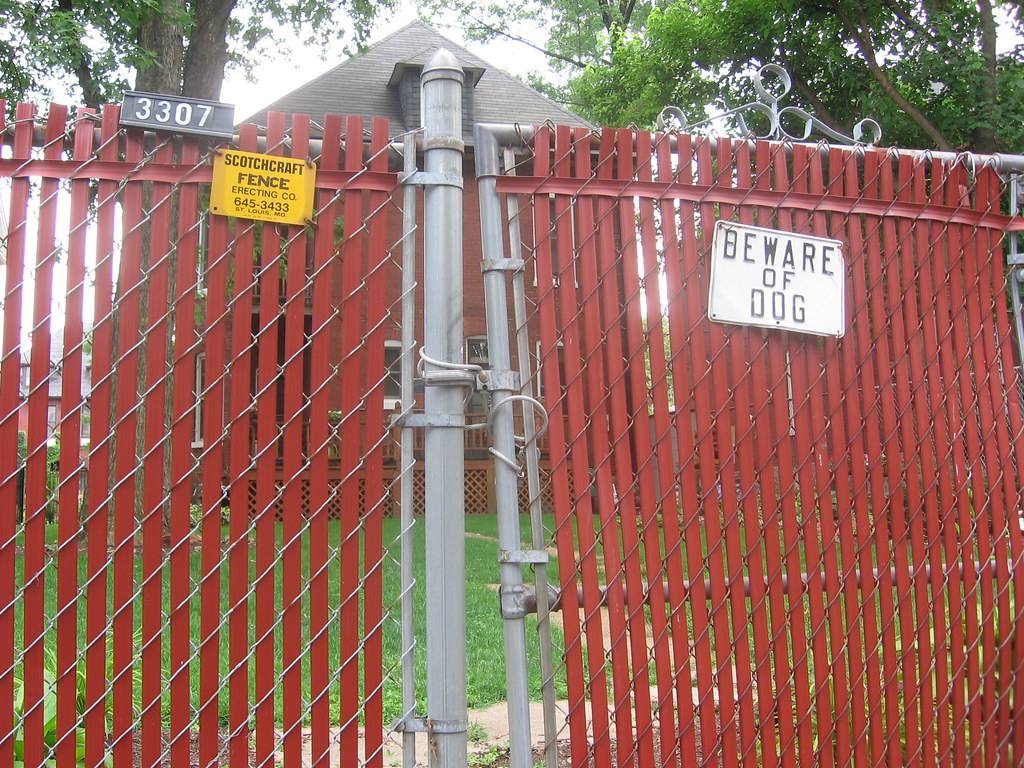 chain link fence slats