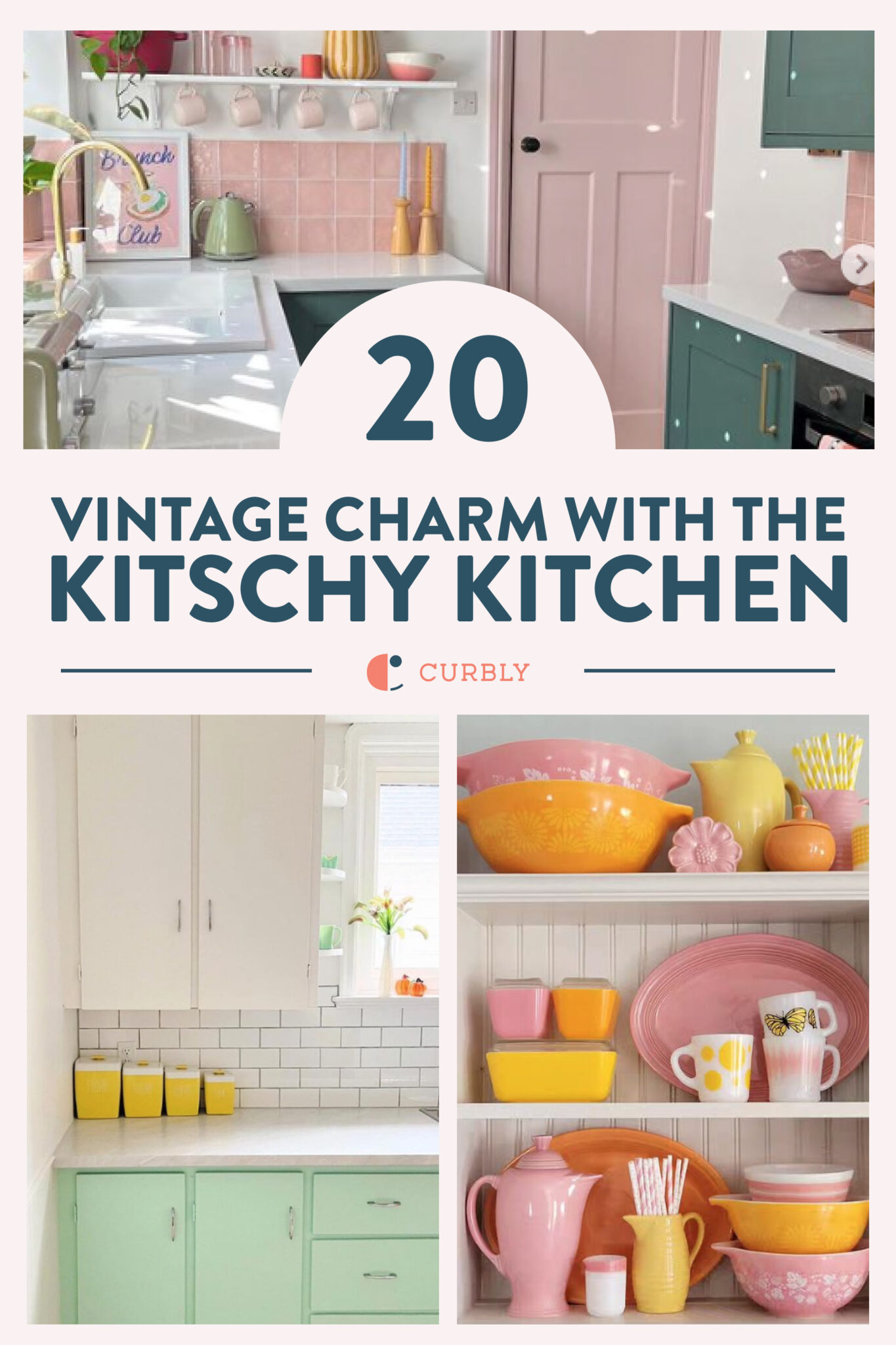 Retro Charm: 20 Kitschy Kitchens You'll Love - Curbly