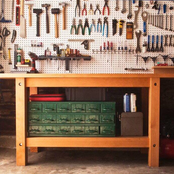 the ultimate garage workbench