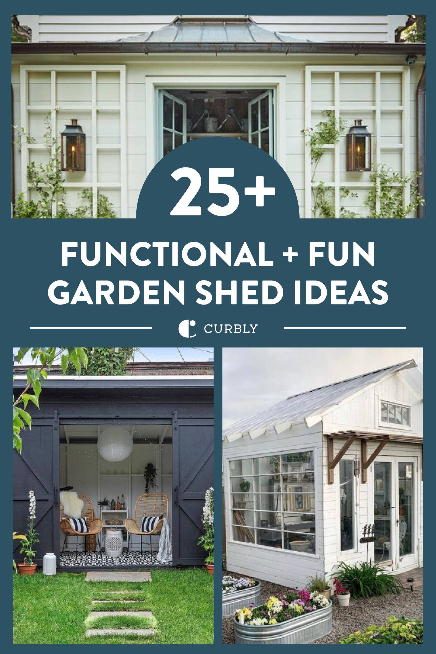 25+ Garden Shed Ideas for Beauty and Functionality - Curbly