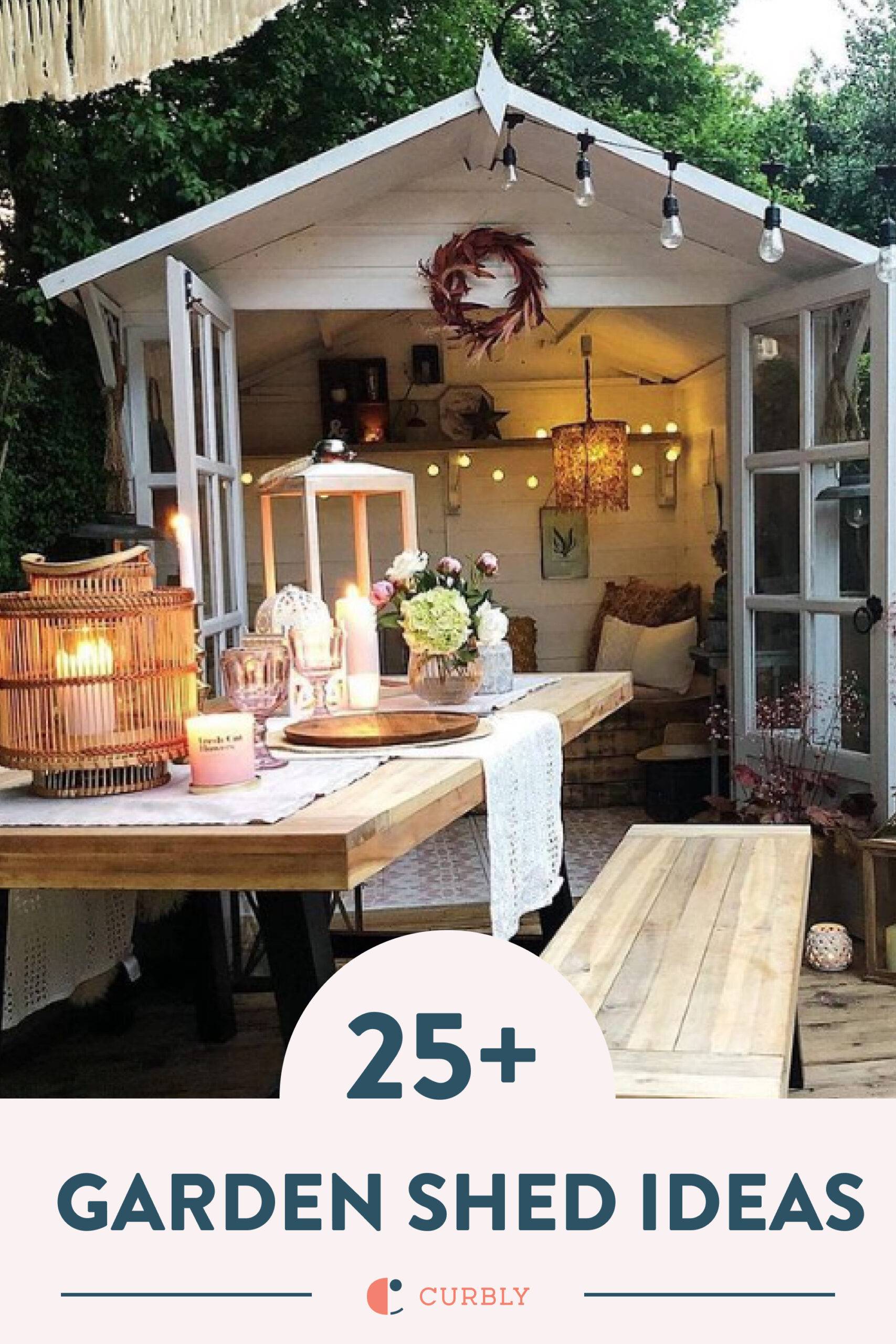 25+ Garden Shed Ideas for Beauty and Functionality - Curbly