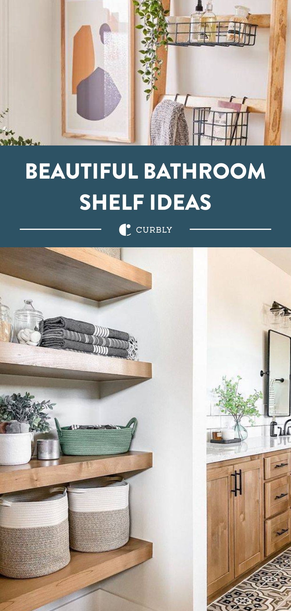 Tidy Up With These Beautiful Bathroom Shelf Ideas - Curbly