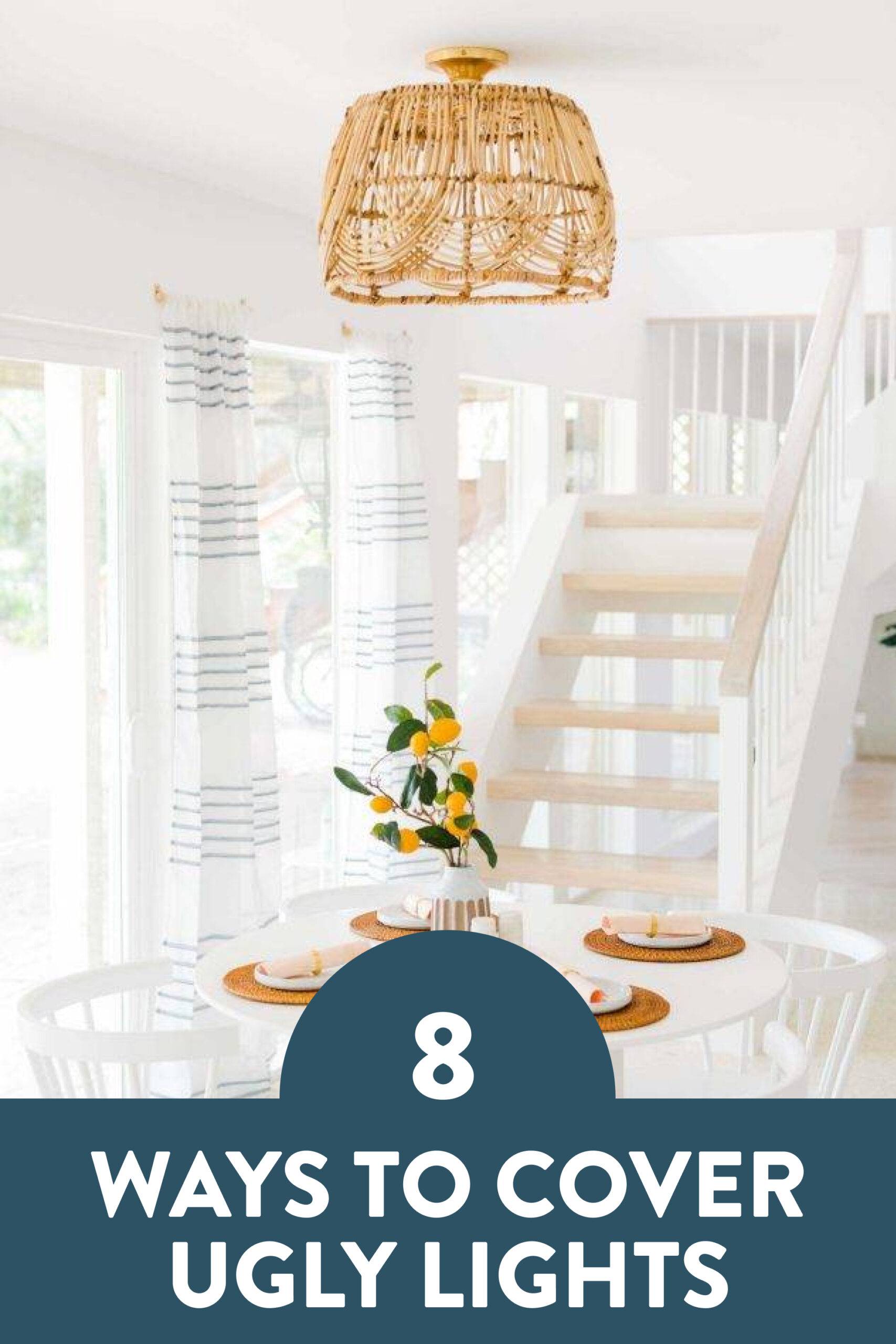 View of 8 Ways to Cover Ugly Light Fixtures - Curbly