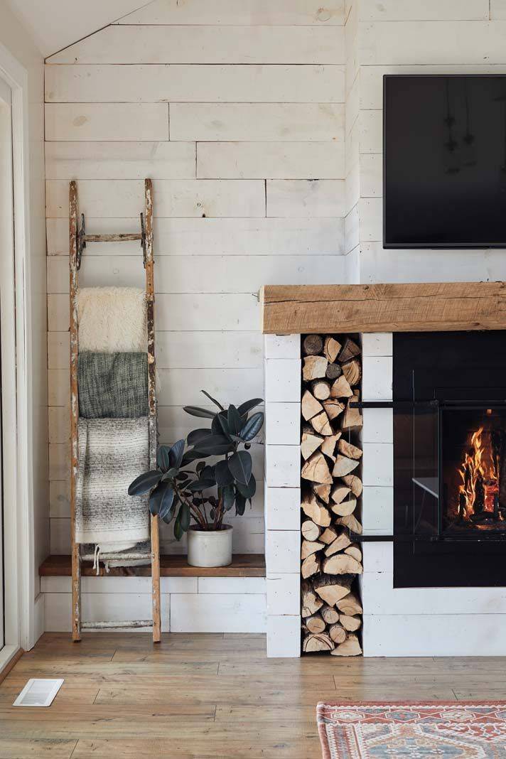 Keep it Chic: 13 of the Best Firewood Storage Ideas - Curbly